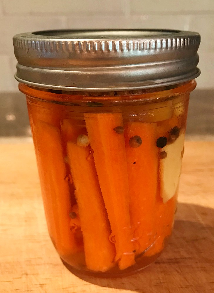 Carrot and Ginger Refrigerator Pickles