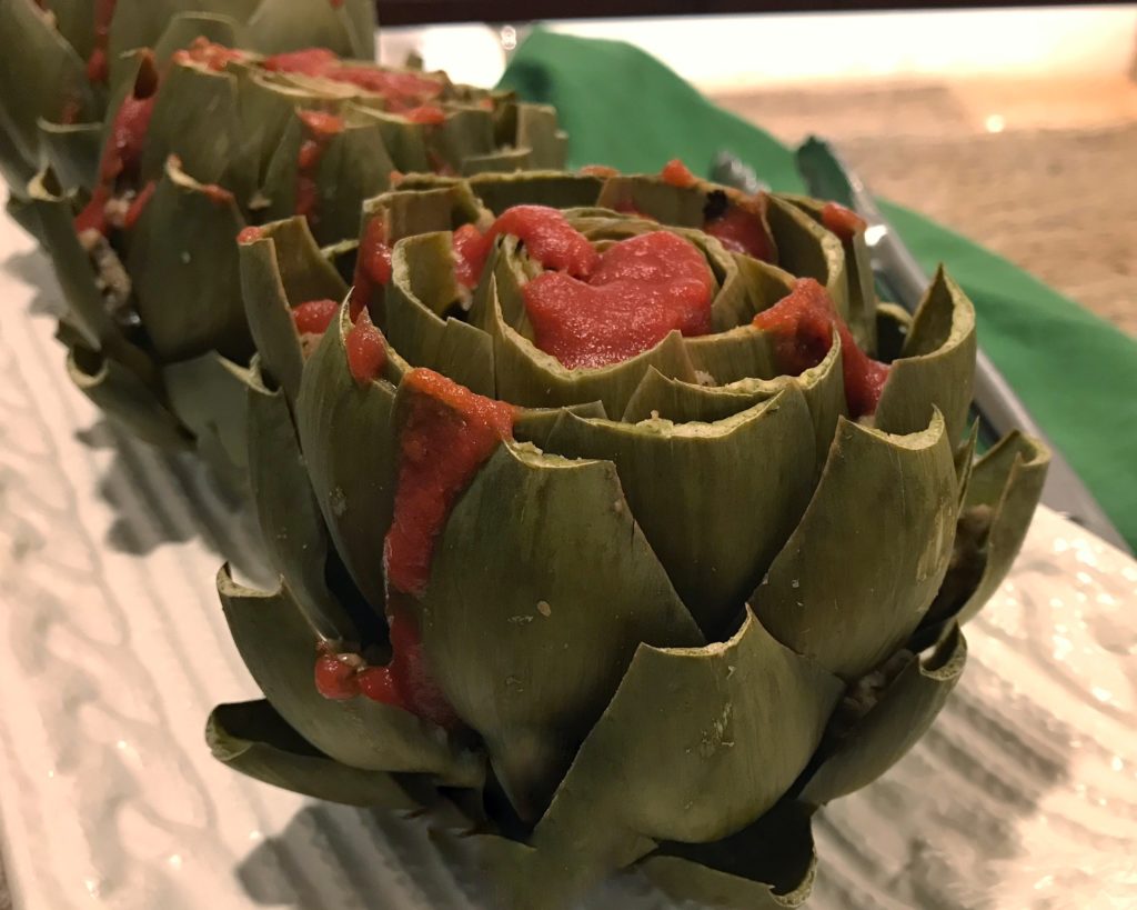 Italian Style Stuffed Artichokes