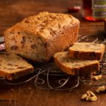 Date Nut Bread on a cooling rack