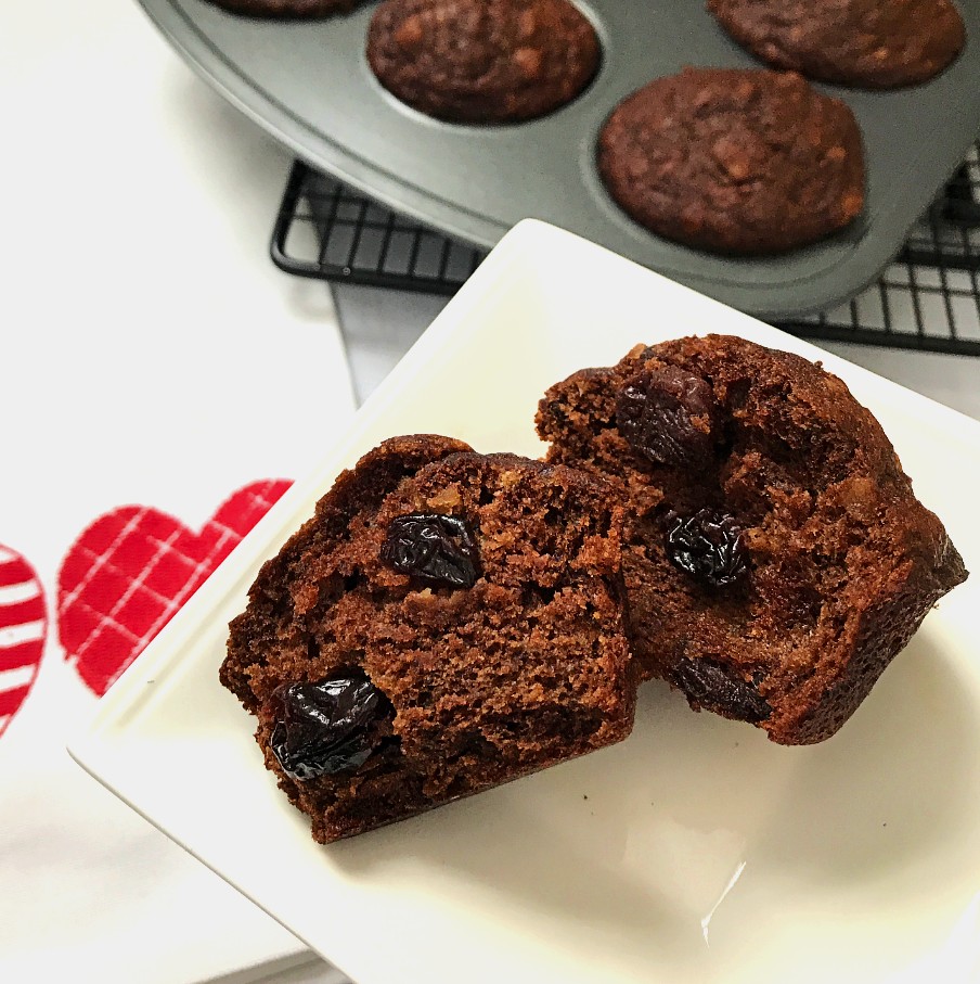 Chocolate Cherry Muffins