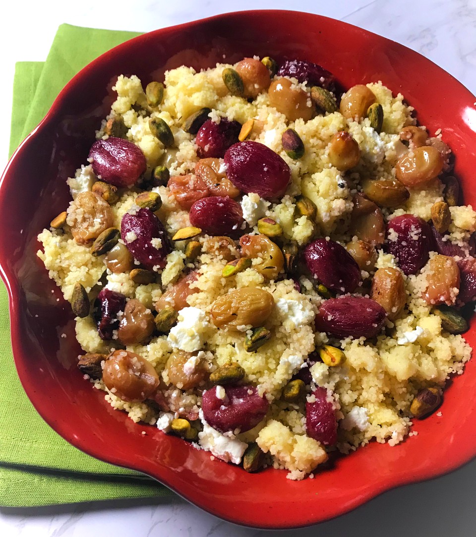 Roasted Grape and Couscous Salad