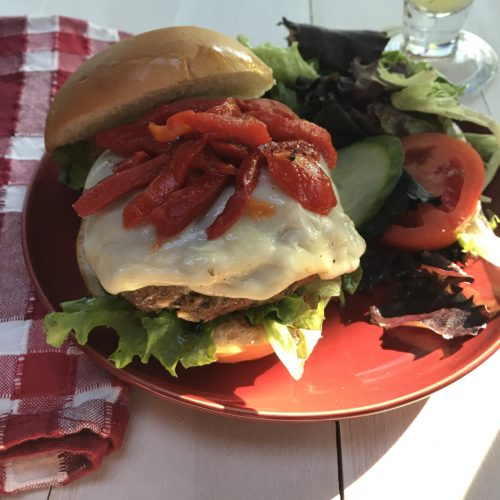 Beef and Mushroom Burger