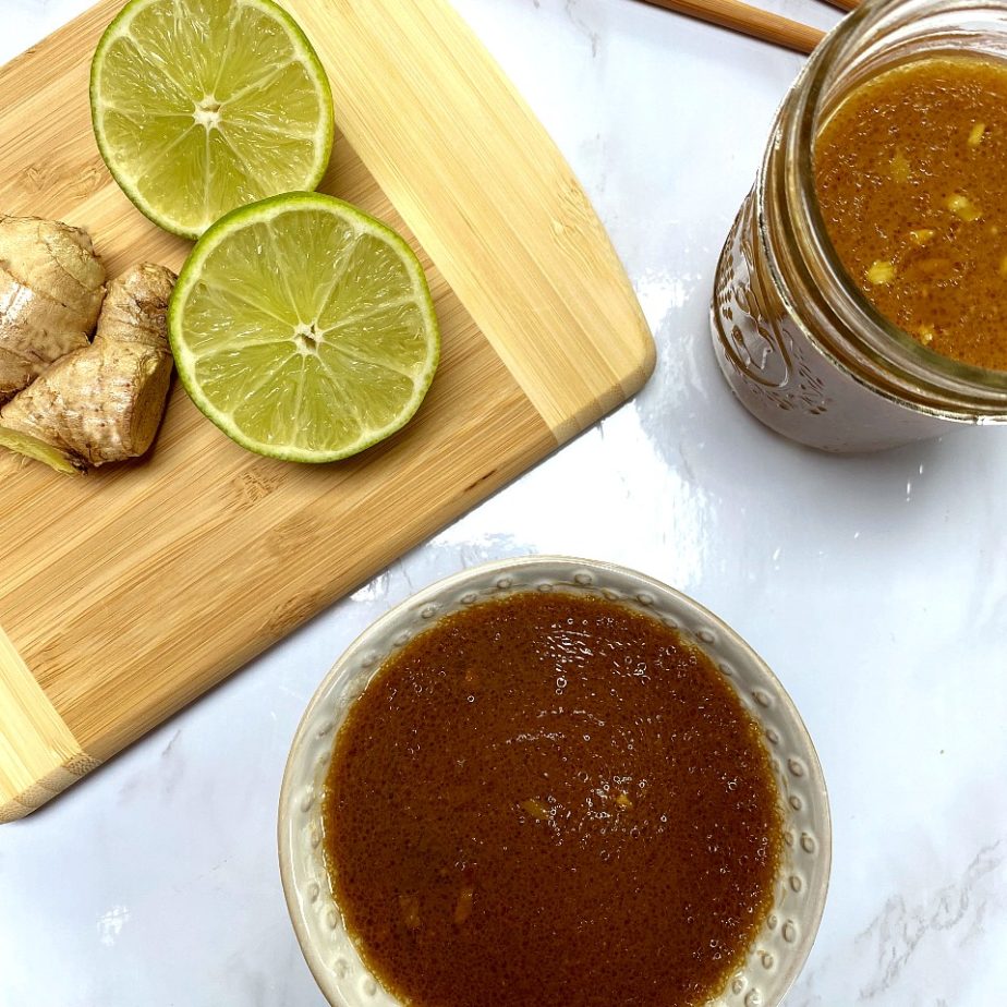 Miso Ginger Sauce in a bowl
