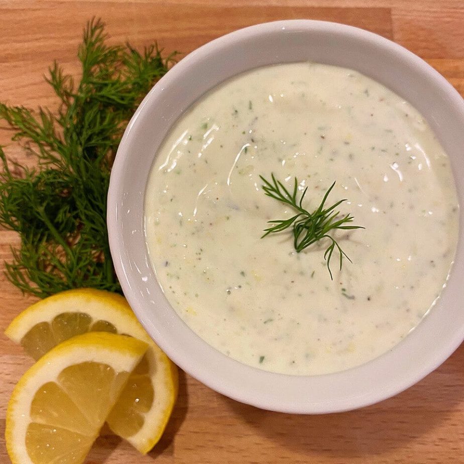 Zesty Dill Sauce for Salmon - An easy way to make your weeknight dinner
