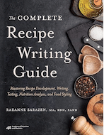 The cover of the book The Complete Recipe Writing Guide