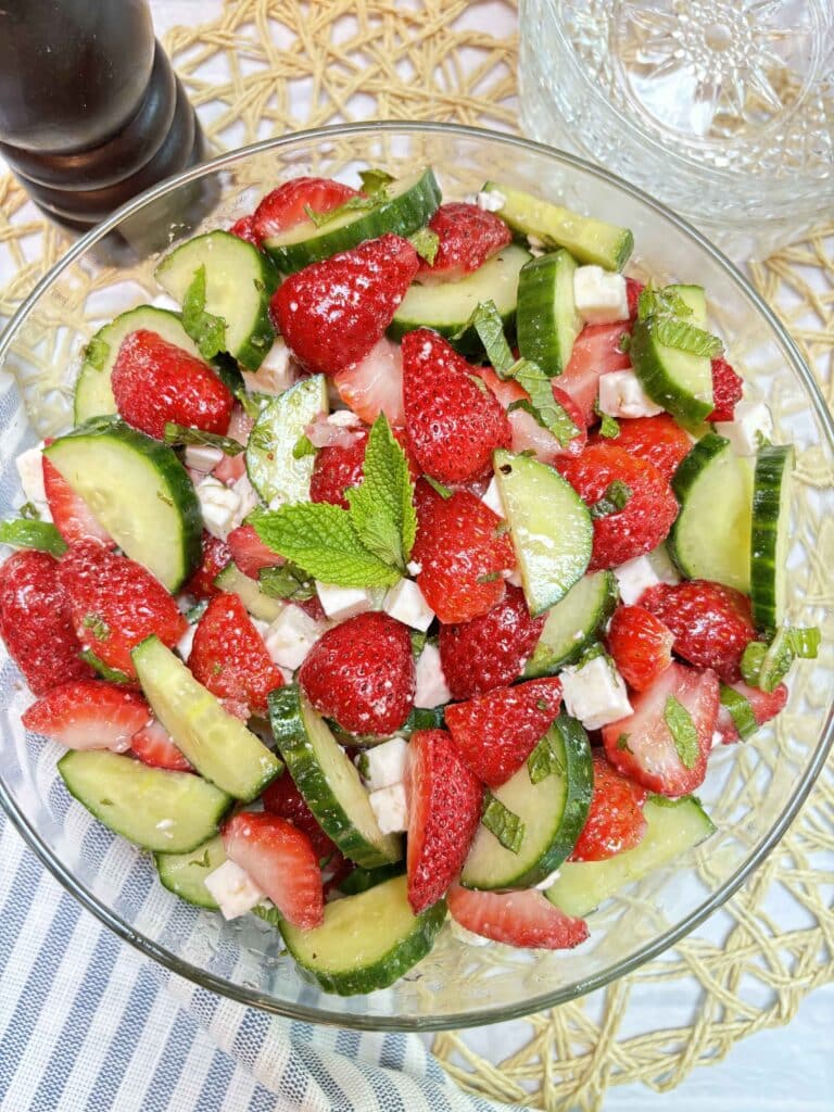 cucumber-strawberry-salad-with-mint