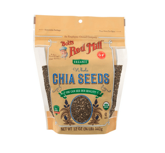 A package of Bob's Red Mill Chia Seeds
