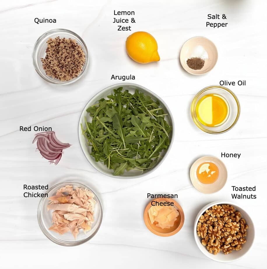 Lemon Arugula Salad Ingredients(1)