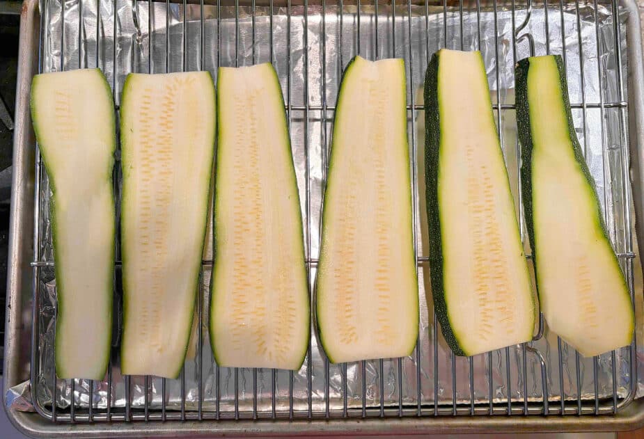 Sliced Zucchini